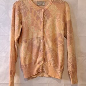 Plaza Sweaters Made in Argentina Cottage Core, Granny Core Button Up Sweater -
